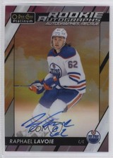 2023-24 O-Pee-Chee Platinum Rookie Auto Sunset Raphael Lavoie #R-RL Auto 5ya