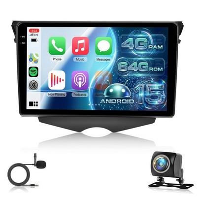 4+64GB Android 15 AutoRadio CarPlay Für Hyundai Veloster FS 2011-2017 GPS Navi