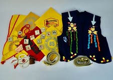 Vintage Boy Scouts Accessories Lot Vest Scarves Belts