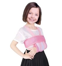      Kids Arm Sling Pediatric Shoulder Immobilizer Pink Adjustable Support
