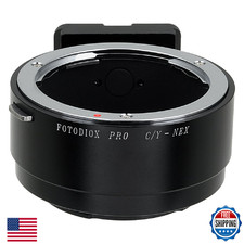 Fotodiox Pro Lens Mount Adapter Compatible with Contax/Yashica CY Lenses to So