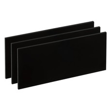 3Pcs Welding Len Shade 11 Glass 4.25"x2" Hardened Glass Black Darkening Filter