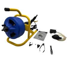 Cobra 5/16 in X 50 ft Cable Drum Machine For Drain Cleaning Model BC260C USED