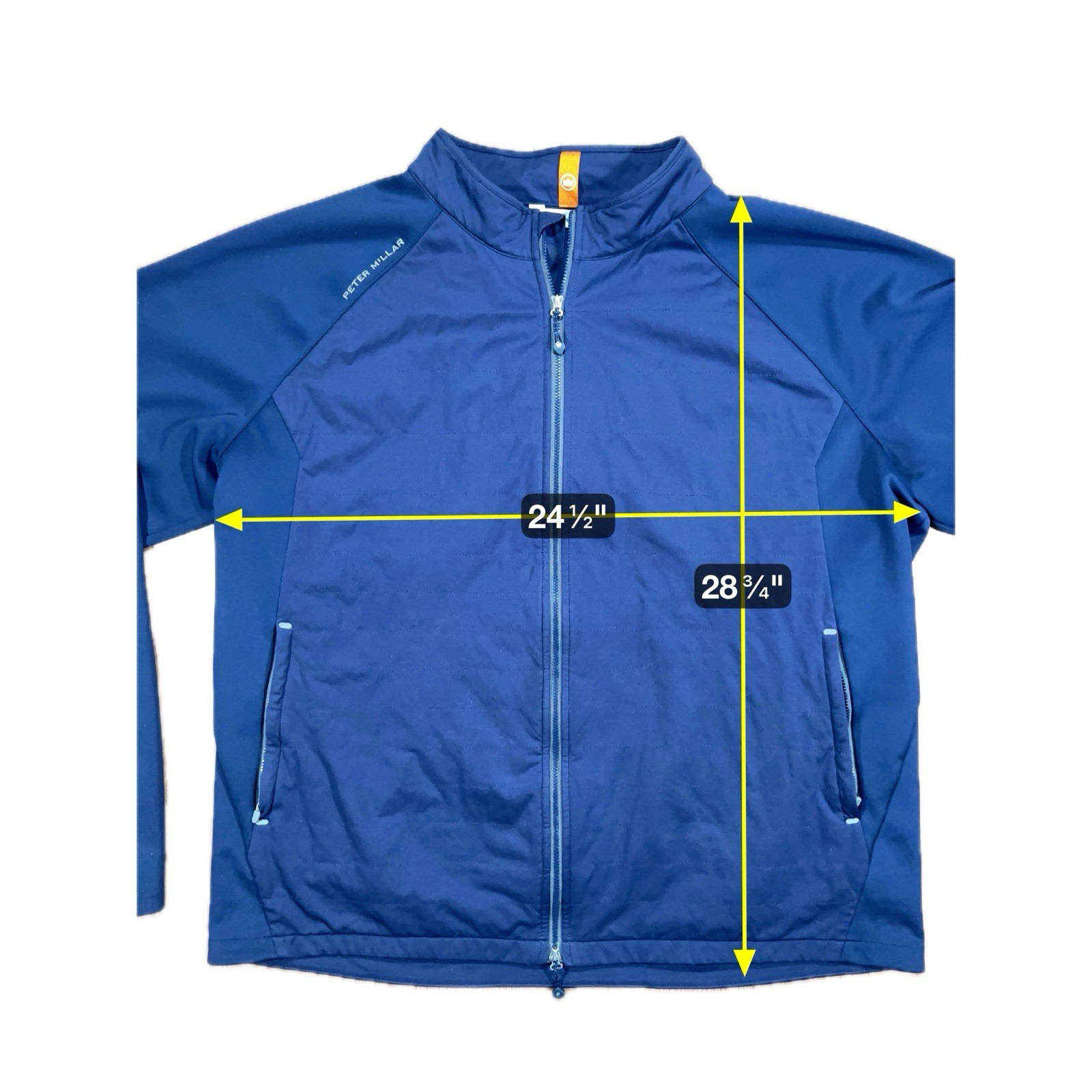 Peter Millar Hyperlight Merge Blue Jacket Mens XXL - image 6