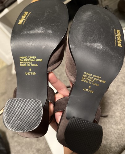 Vintage Unlisted Kenneth Cole size 7 fabric brown heels mary jane bratz y2k 90s, Size 7, $28 - Photo 10