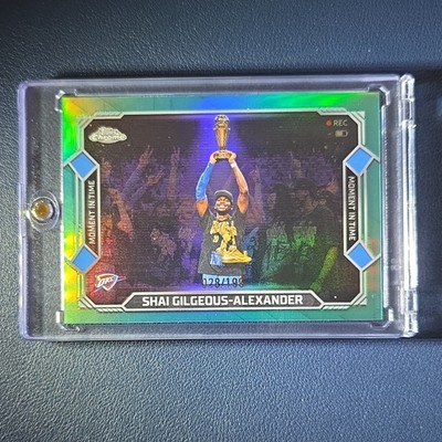 Topps Chrome Update MT-8 Shai Gilgeous-Alexander Thunder Serial Numbered 028/199