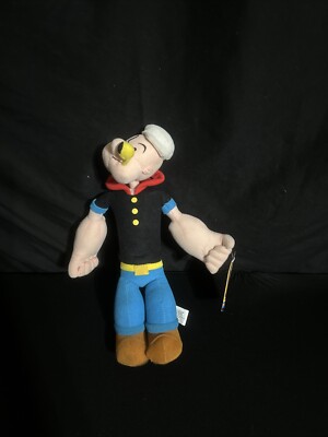 Vintage 2002 Play By Play Toys 15'' Popeye Plush Stuffed Toy