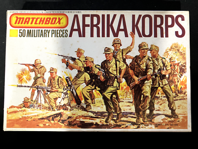 1976 Matchbox 1-76th Scale Afrika Korps P-5004 50 Soldiers WW2