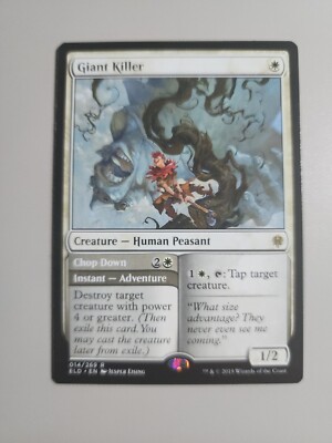 MTG Giant Killer   Chop Down Throne of Eldraine 014/269 Regular Rare