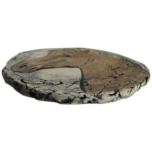 (2) Formen aus Ton Mt St. Helens Esche Wandkunst - Indianerin & Pferd - Bild 10 von 16
