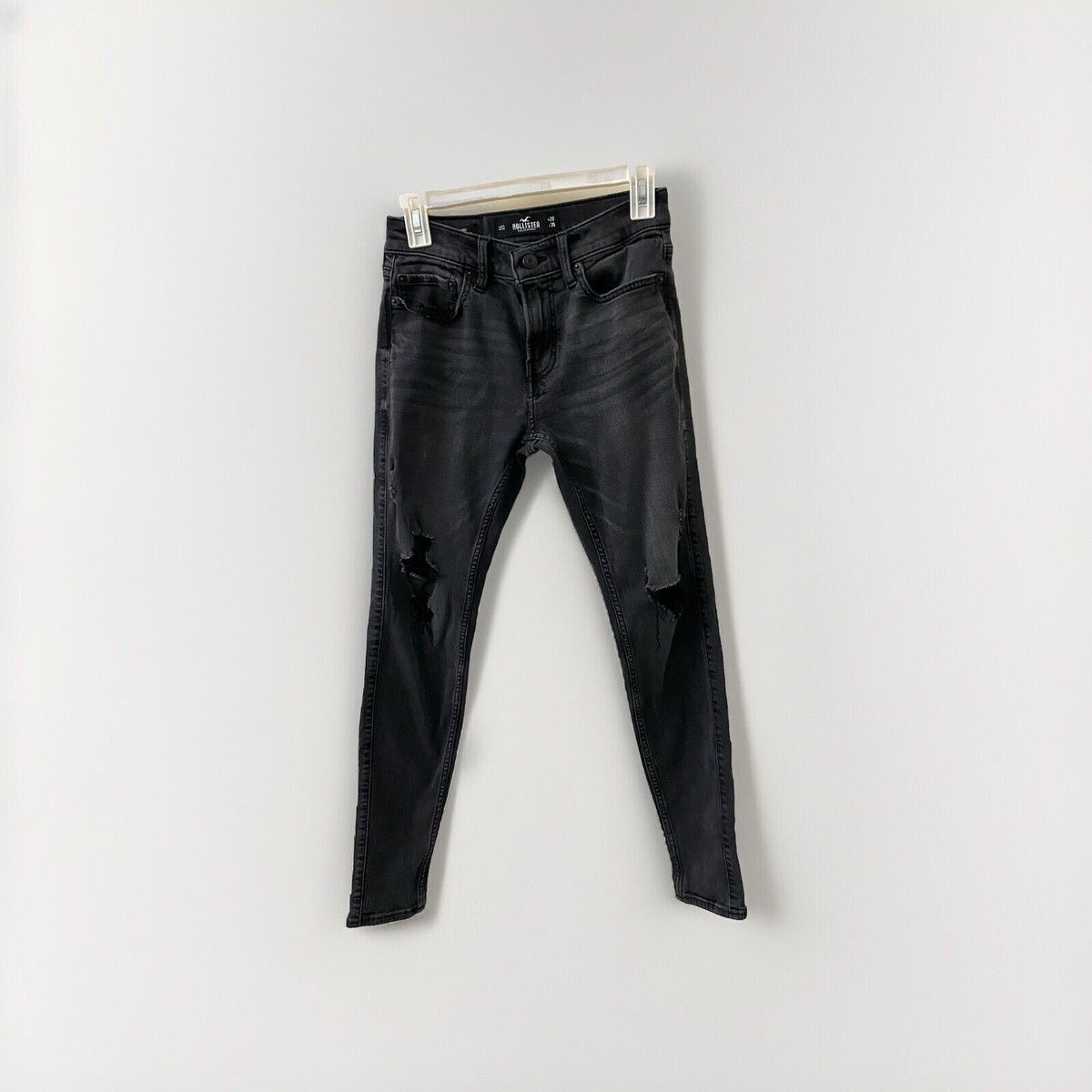Black Jeans Hollister Advanced Stretch Super Skinny Jeans