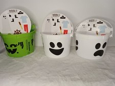 2022 McDonalds Set of 3 Halloween Happy Meal Boo Buckets 2 McBoo 1 McGoblin