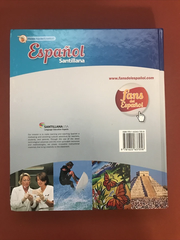 Español Santillana High School 3, FL Teacher’s Edition Book - Image 2 of 4