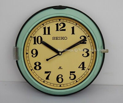 Japan VintageSEIKOSHA/セイコー WALL精工舎壁掛船舶時計 Vintage Maritime Seiko Wall Clock Slave Nautical Retro Ship Clock
