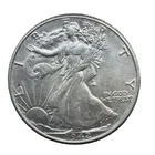 1942 Walking Liberty Half Dollar 50c Original Toning UNC/MS 90% Silver U.S. Coin