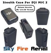 Incognito Deluxe Stealth Case Cover For DJI Mic 2 Wireless Microphone 1 Pair 