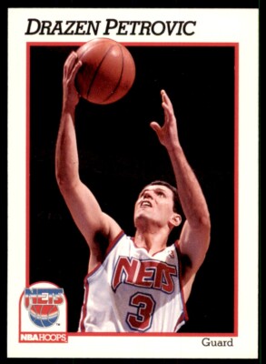 1991-92 NBA Hoops Drazen Petrovic Basketball Cards #137 | eBay