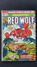 Red Wolf #9 Bronze Age1973  "A Legend Reborn - - To Die Again?" Marvel Comics