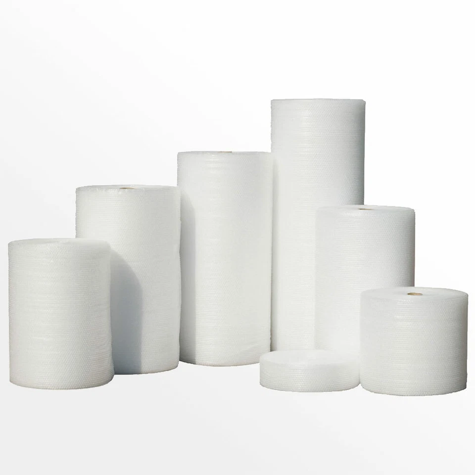 HANSEPACK24 GMBH 3 Rollen Luftpolsterfolie Blasenfolie Noppenfolie Knallfolie 45 my 30cm x 100m