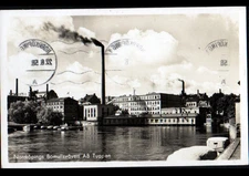 NORRKOPING (SUEDE) NORRKOPINGS BOLLUMSVAVERI TUPPEN / USINE de TISSAGE en 1958