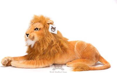 Weißbrauner Tiger Leopard Löwe Panther weicher Plüsch 100 cm - 160 cm Deluxe Paws   