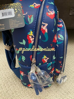 Loungefly Disney Little Mermaid Ariel Blue Mini Backpack | eBay display picture 1