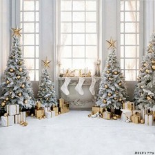 10'x10'CP Christmas Season Scenic Microfiber Fabric background backdrop BHF1779