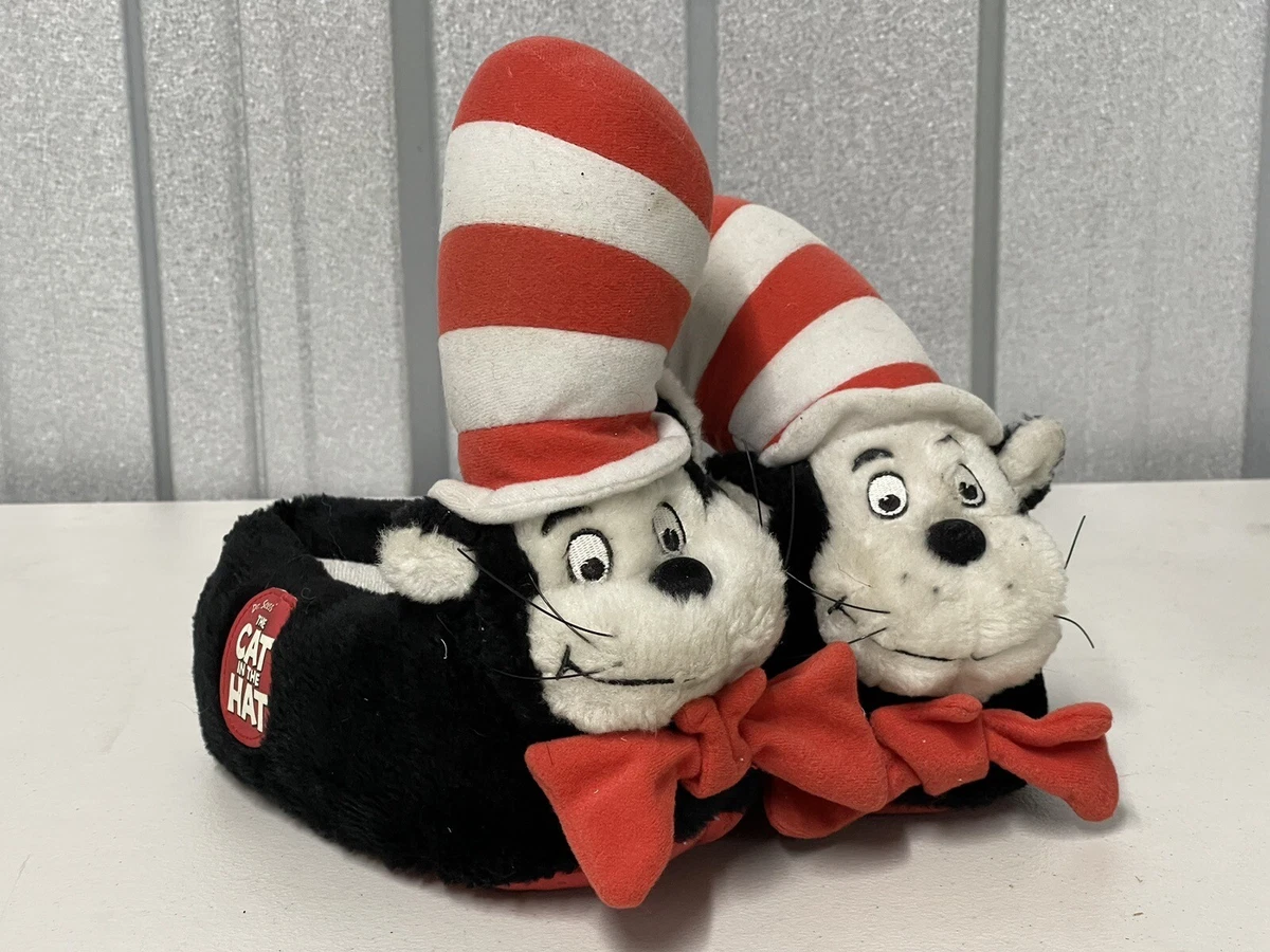 Cat in the hat slippers sales