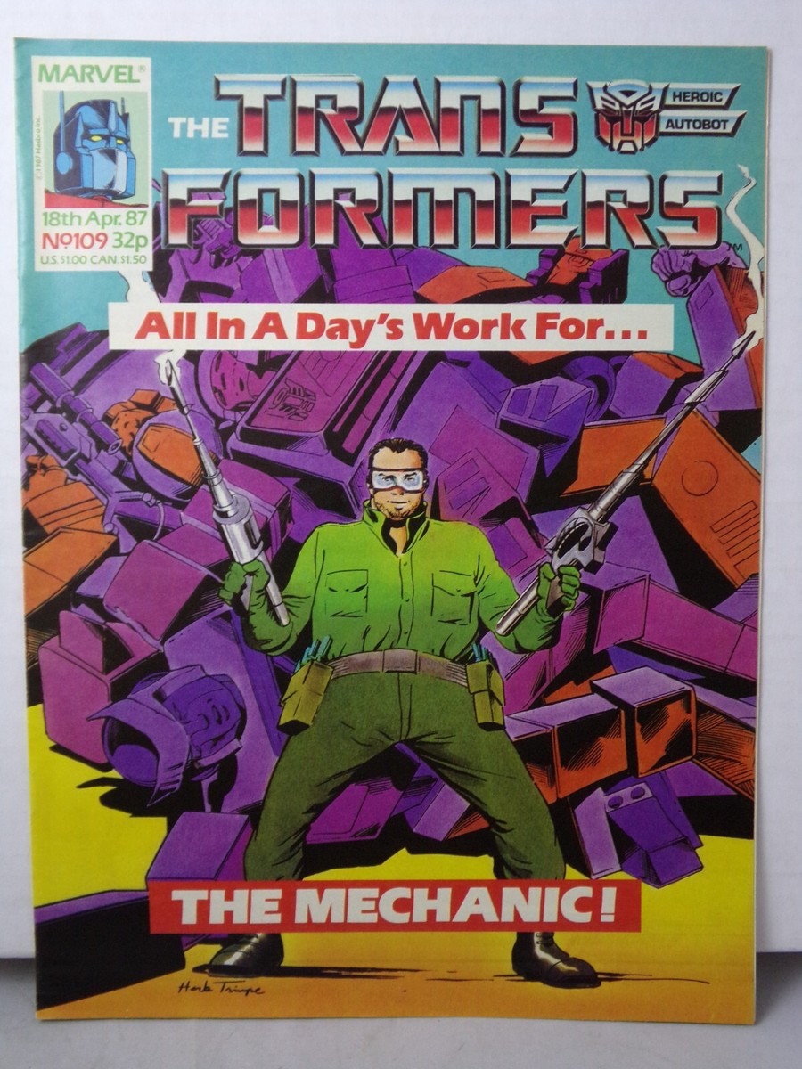Marvel Transformers #109 Apr 1987 