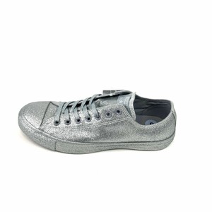 glitter silver converse
