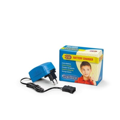 Blaues Ladegerät Original Peg Perego für Peg Perego Spielfahrzeuge 12V 12 Volt