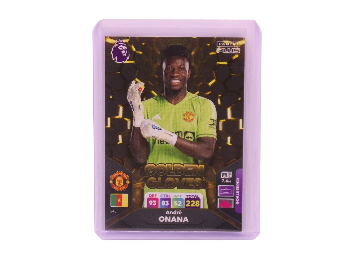 Panini Adrenalyn XL Plus 2024 Golden Gloves Andre Onana Card #245