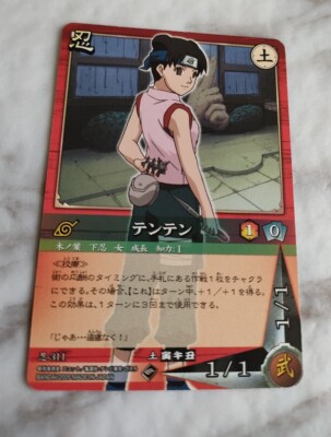 Naruto Card Game Tenten Shinobi-311 Japanese BANDAI 2005 With