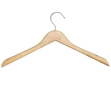 Wood Slimline Shirt/Coat Smooth Luxury Hangers 17 inch Set of  20 Pcs