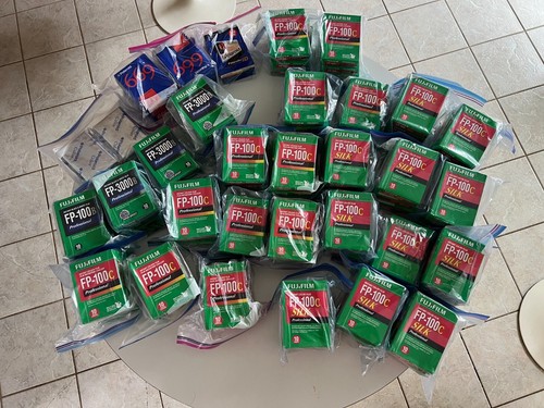 Fuji FP-100c, Fuji 3000B, Fuji 100B, Polaroid 669 LOT - 120 packs of film - Picture 3 of 8