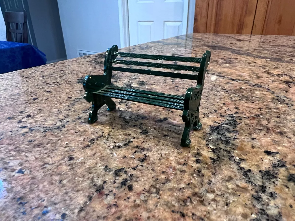 Park bench for store dolls