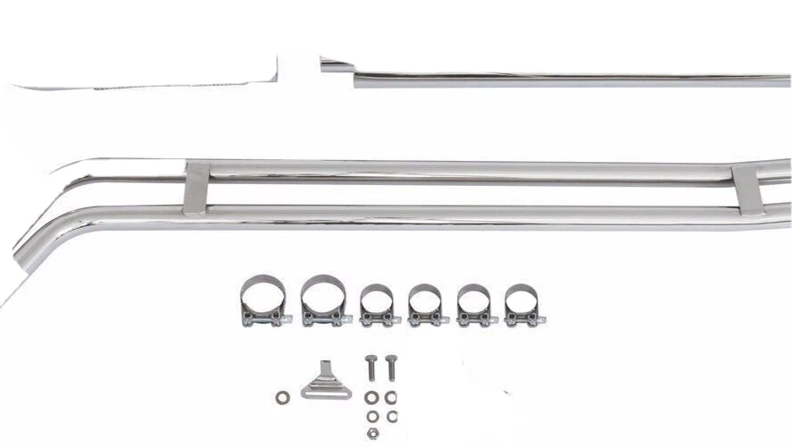 New Exhaust System Polished Stainless Muffler Austin Healey 100-6 3000 BN4-BJ7 - Изображение 2 из 2