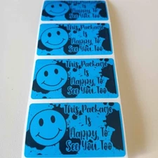 100 Happy To See You- Shipping Labels Thermal Packaging Stickers 2.25"x1.25"
