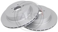 2X A.B.S. 17657 Bremsscheibe Hinten Passend FüR Subaru