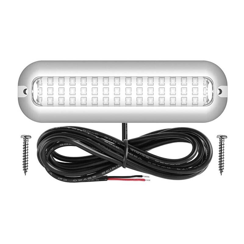 42LED Blue 316 Stainless Steel Underwater Boat Marine Transom Lights