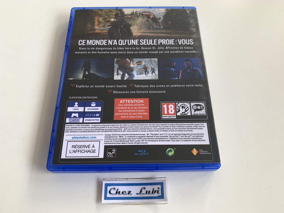 Days Gone - Promo Press - Sony PlayStation PS4 - PAL