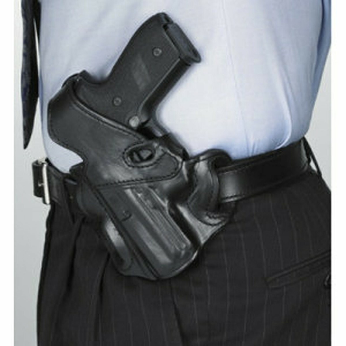 DeSantis L/H Black Leather Thumb Break Gun Holster Sig Sauer P229