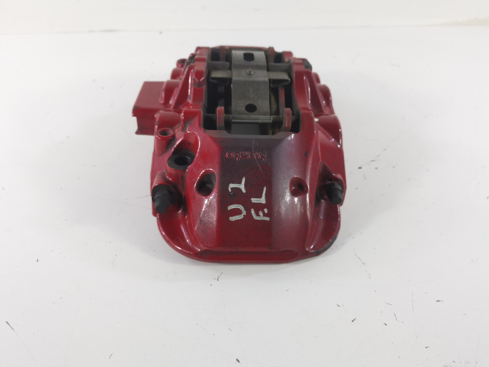 14 MASERATI GRANTURISMO REAR BREMBO RED BRAKE CALIPER SET OEM