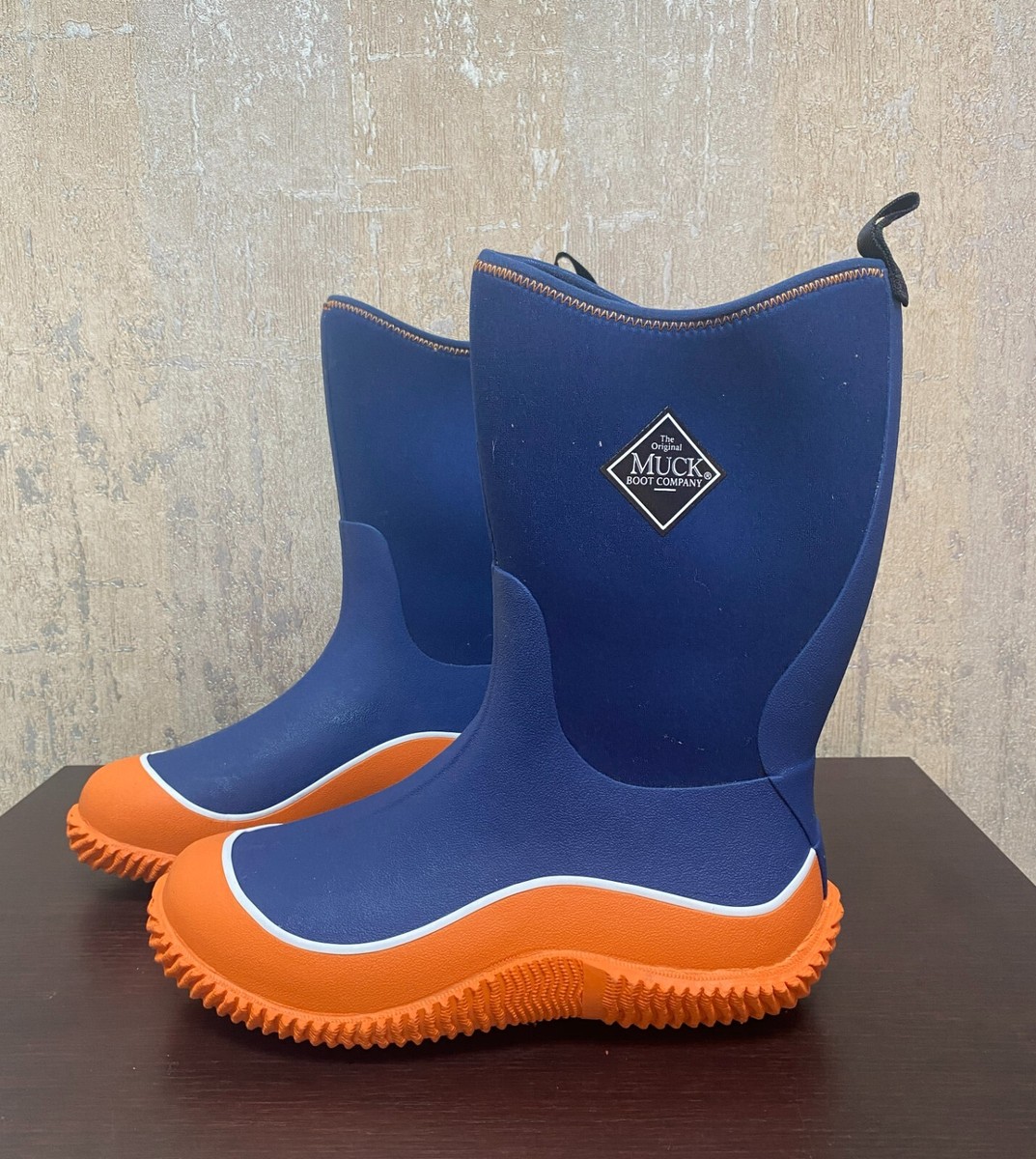 Original Musk Boots Kids' Company Muck Boot Hale Blue & Orange