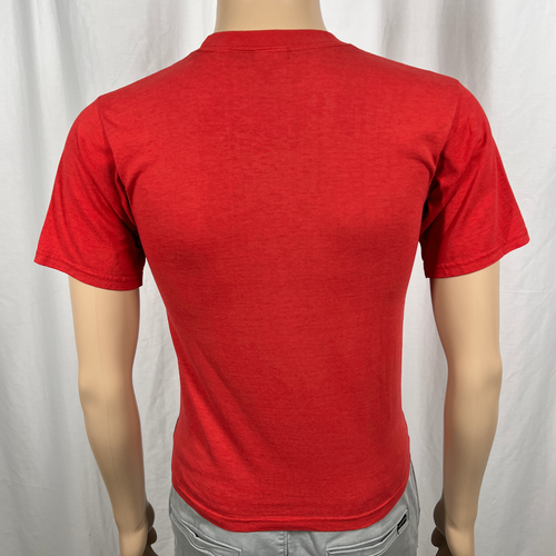 Vintage 2003 theStart Youth 14/16 Red Adam & Eve Tree Of Knowledge Band T-Shirt - Picture 4 of 7