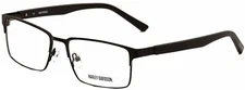 Harley Davidson HD716 001 Black Metal Optical Eyeglasses Frame 54-16-145 HD RX