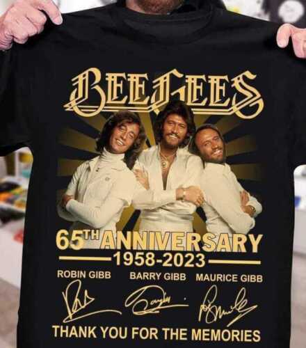 T-Shirt Bee Gees 65th Anniversary 1958 2023 Signatures Tour S-5XL - RE65 - Bild 1 von 4