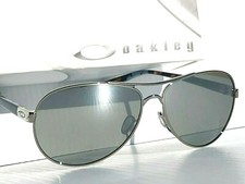 NEW Oakley FEEDBACK Chrome POLARIZED Galaxy Chrome Women's Sunglass 4079-40