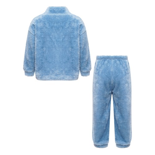 Girl Boy Sleepwear Zipper Loungewear Teens Pajamas Set Trousers Nightwear Kids - Picture 7 of 41