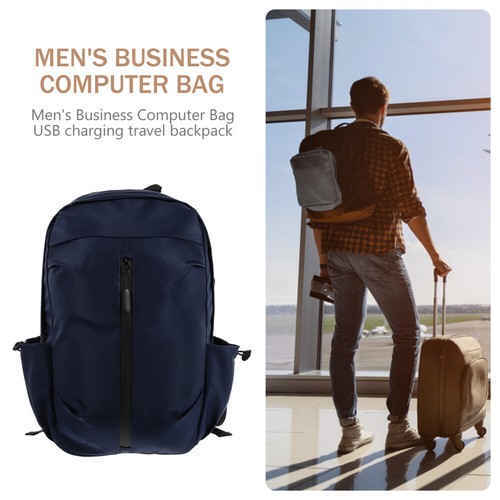 2 Pieces Geschäftscomputertasche Reisen Fräulein Rucksack Mit Ladeanschluss - Bild 10 von 12